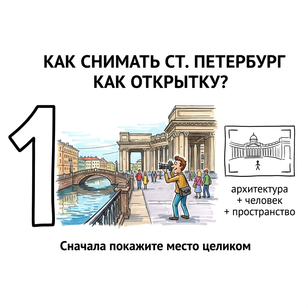 как снимать Петербург