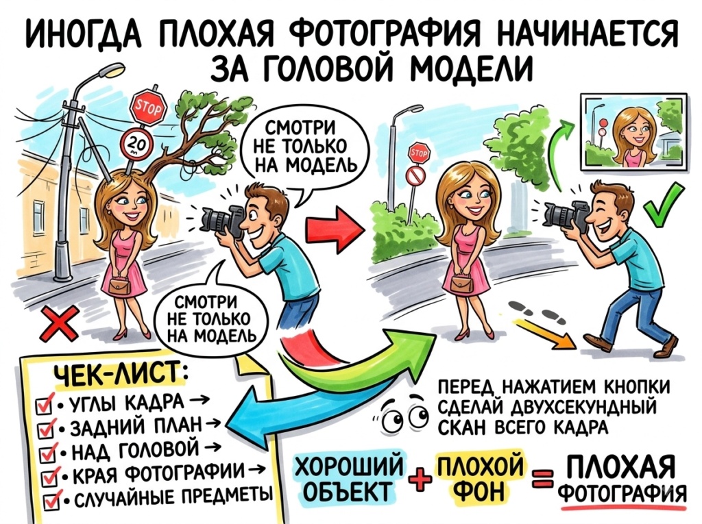 экспериментируйте с ракурсами на фото