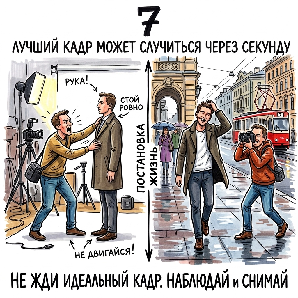 не ждите идеальный кадр