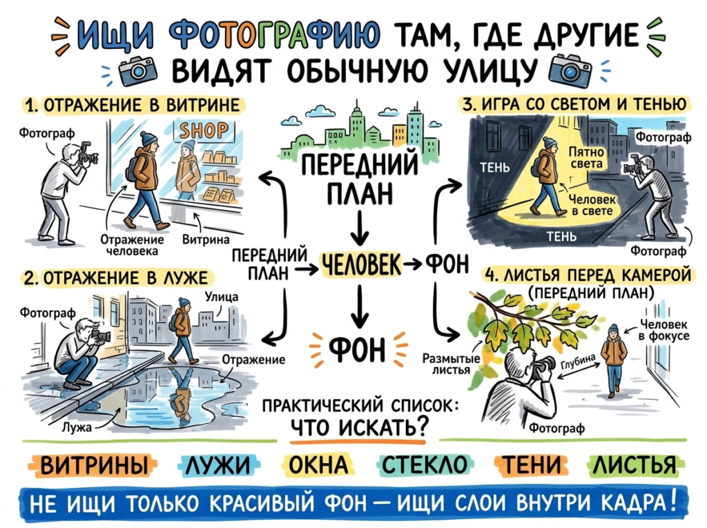 лучше экспериментировать с ракурсами